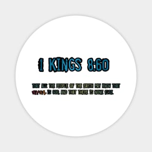 1 Kings 8:60 Magnet